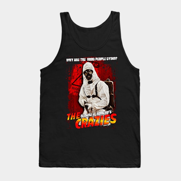 George A Romero The Crazies Tank Top by HellwoodOutfitters